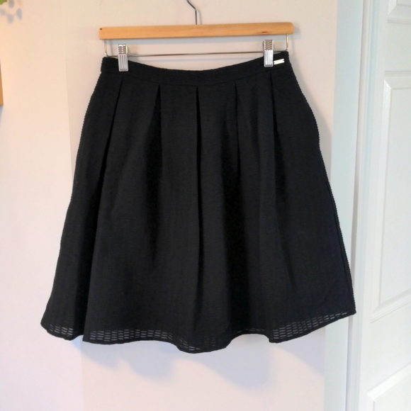 Armani Exchange pleated skirt, Black, size 6, small - Picture 1 of 5